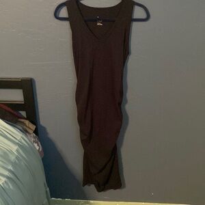 Black maternity tight dress